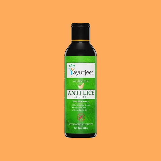 Ayurjeet Ayurvedic Anti Lice Cure Oil 100ml - PURE