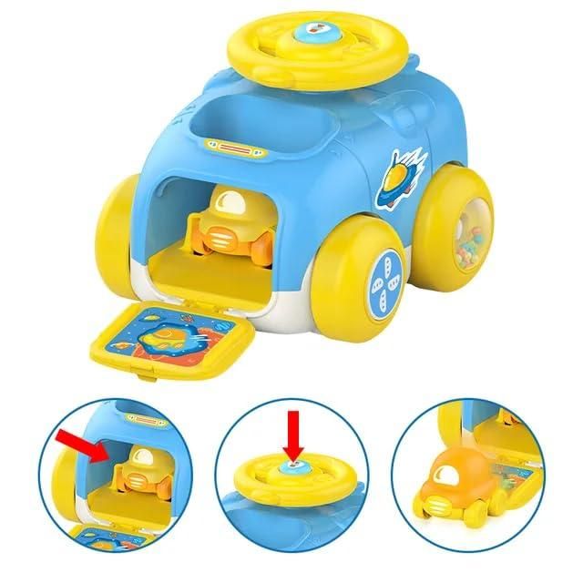 Car Vehicle, Fine Motor Skills, Cartoon Ejection Car Toy - PURE