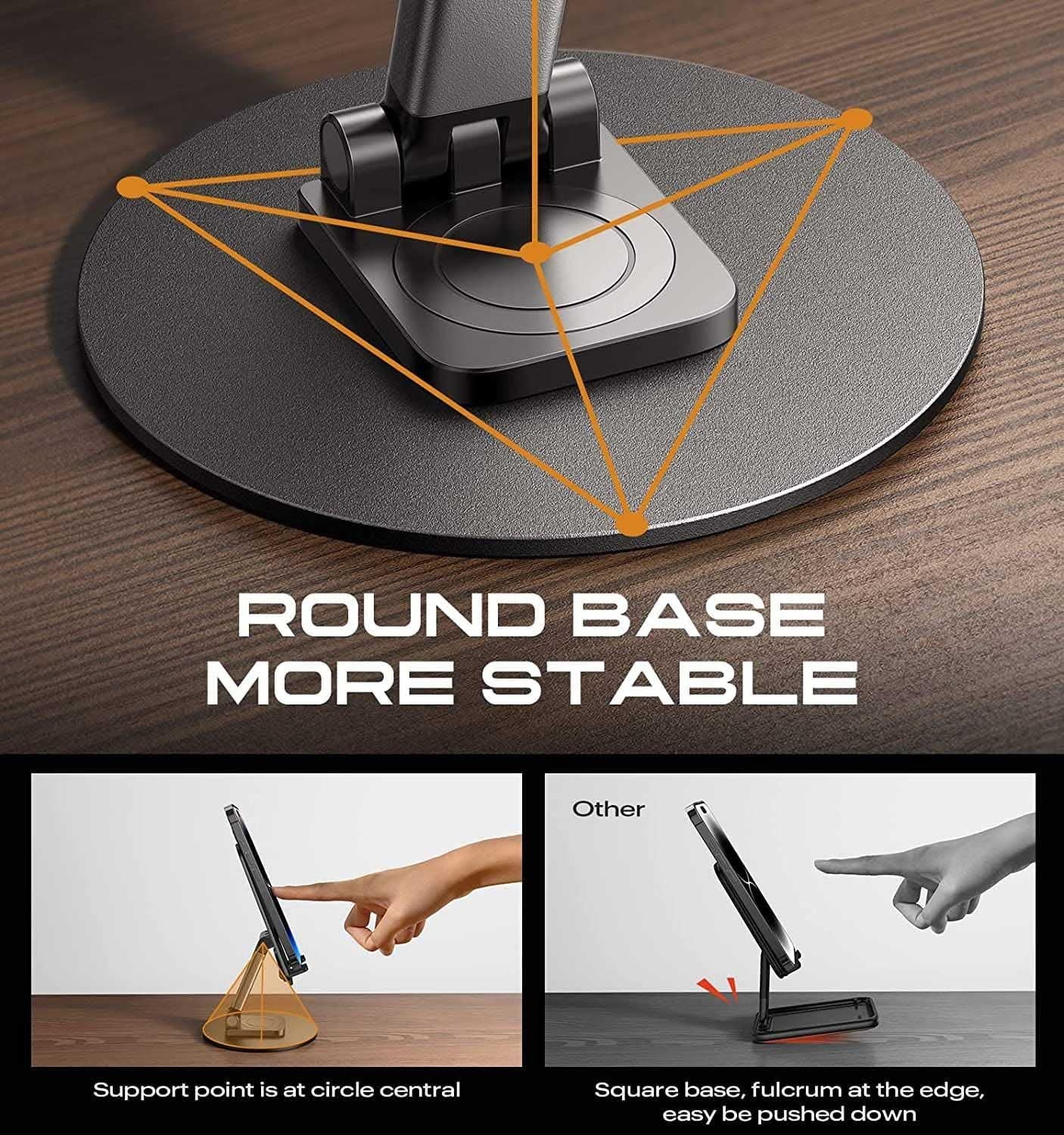 Mobile Phone Stand 360 Rotation Height and Angle - PURE