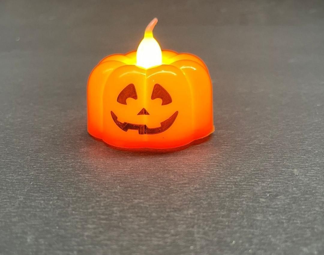 Halloween Candle Light Pumpkin Lamp Night Light - PURE