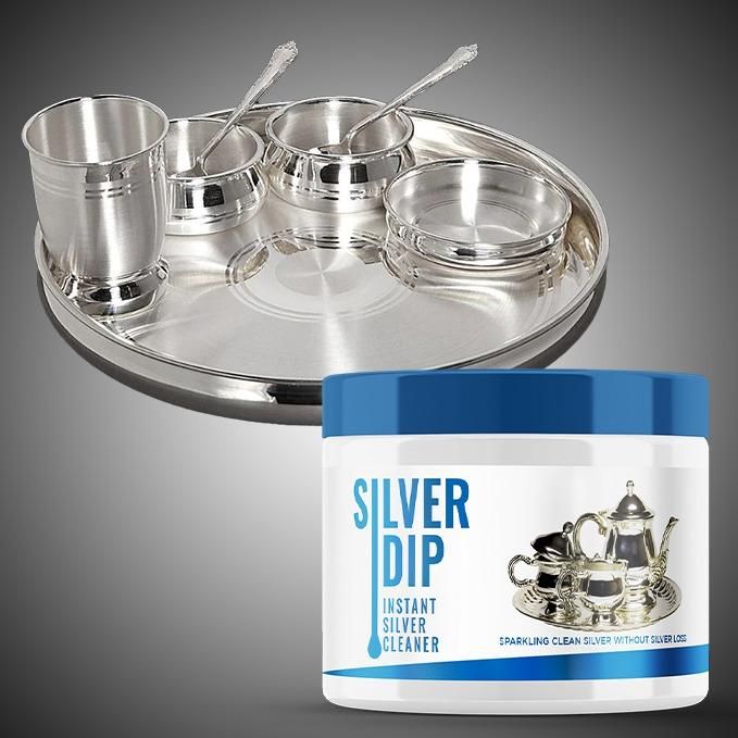 Silver Dip Instant Silver Cleaner (Pack of 2) - PURE
