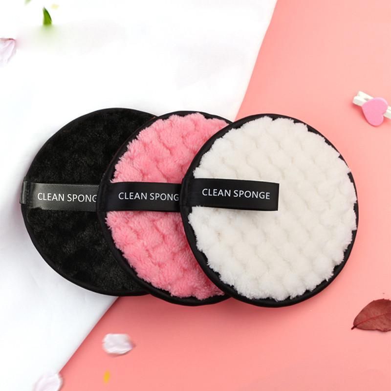 Microfiber Reusable Makeup Removal Sponge Pads For Deep Cleansing (Pack of 3) - PURE