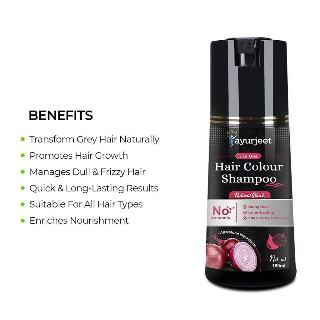 Hair Color Shampoo (180ml) - PURE