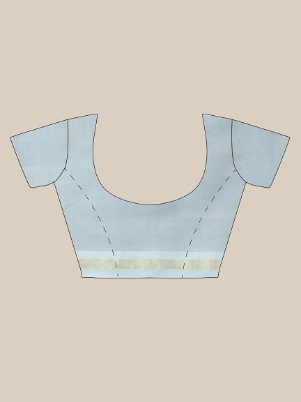 Stunning Stripes Printed Silk Saree - PURE