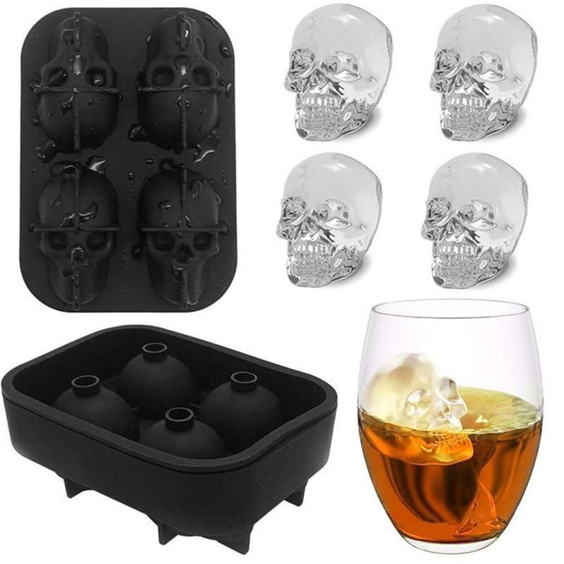 Large 3D Skull Ice Cube Mold - PURE