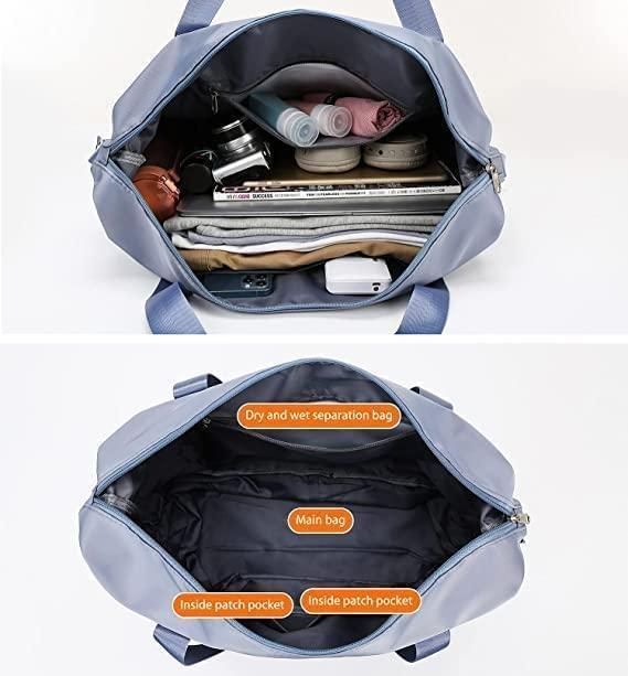 Foldable Polyester Travel Duffel Bag - PURE