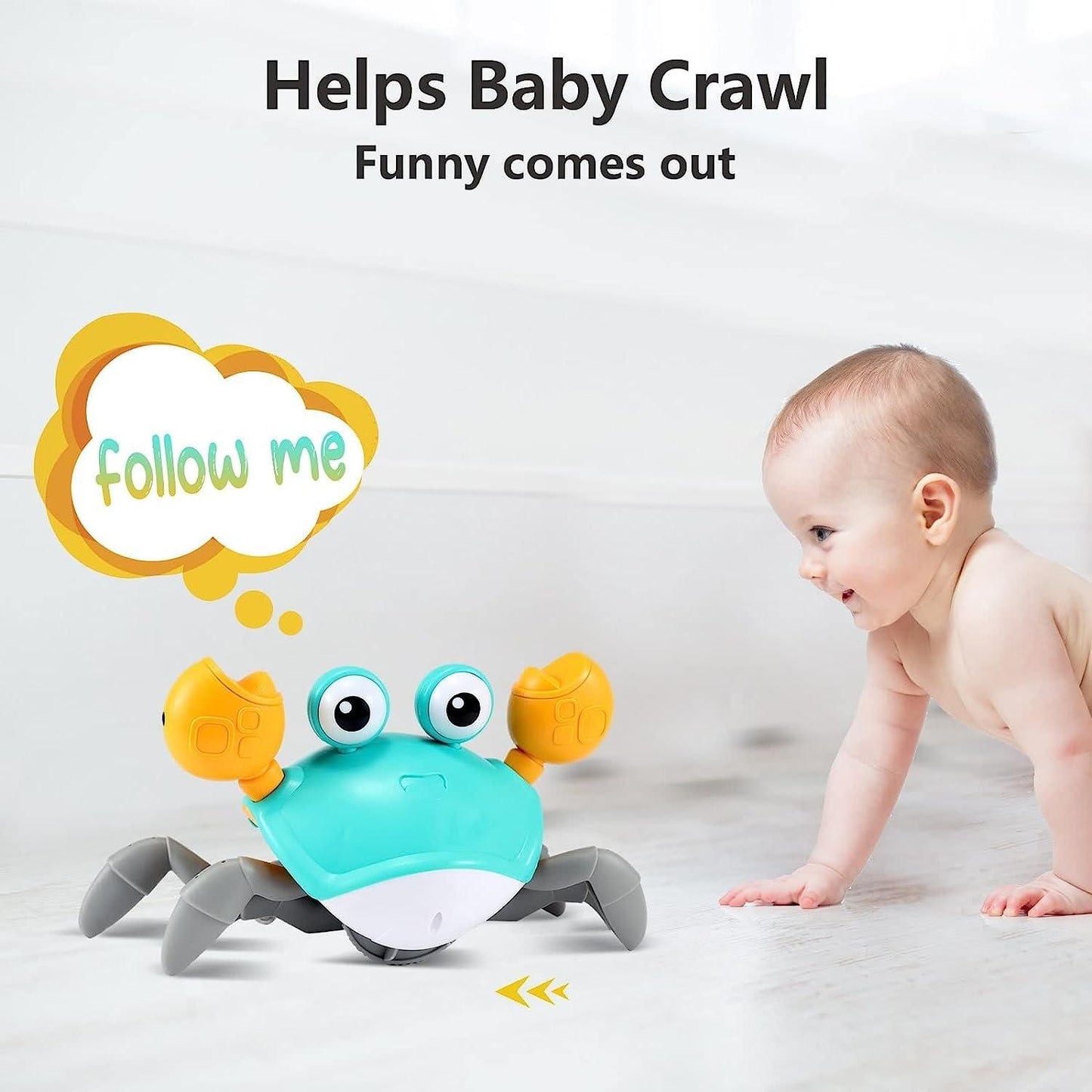 Baby Toys Infant Crawling Crab Toy - PURE