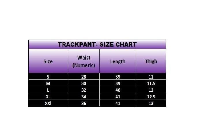 Combo: 2 Trackpants of Men's NS Lycra Track Pants - PURE