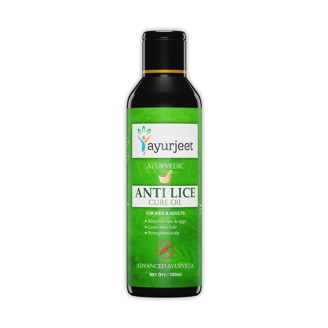 Ayurjeet Ayurvedic Anti Lice Cure Oil 100ml - PURE