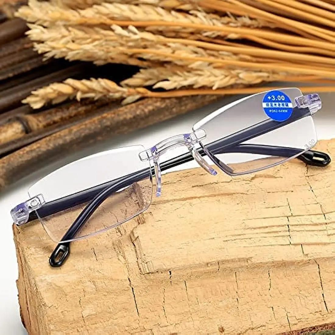 Product Name: Power Anti-blue Progressive Far And Near Dual-Use Reading +2.5 Glasses - PURE