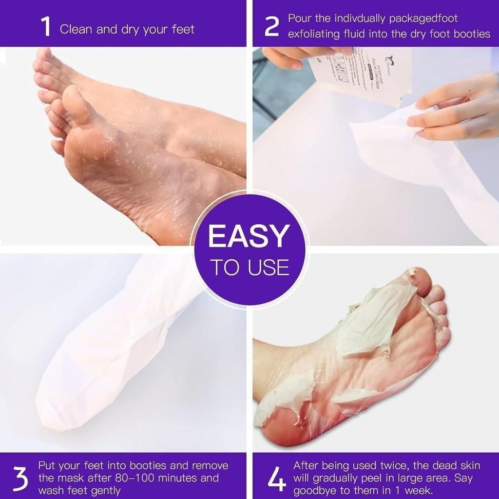 Exfoliating Foot Mask Hydrating Sock Pedicure Essential - PURE