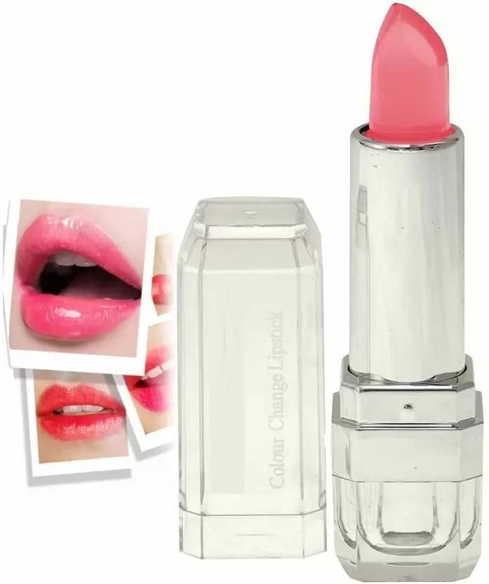 MYEONG Gold Glitter Color Change Gel Lipstick (Pink, 3.6 g) - PURE