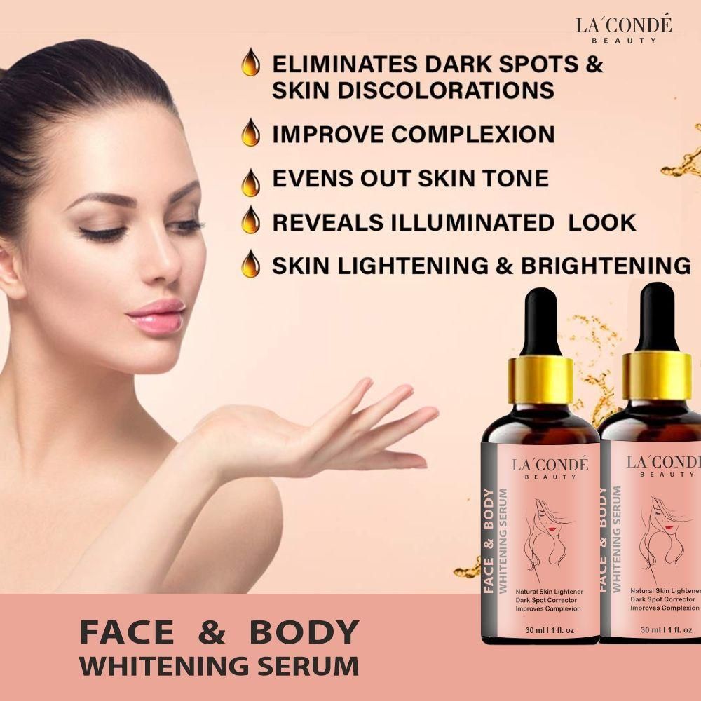 La'Conde Face and Body Skin Whitening Serum - PURE