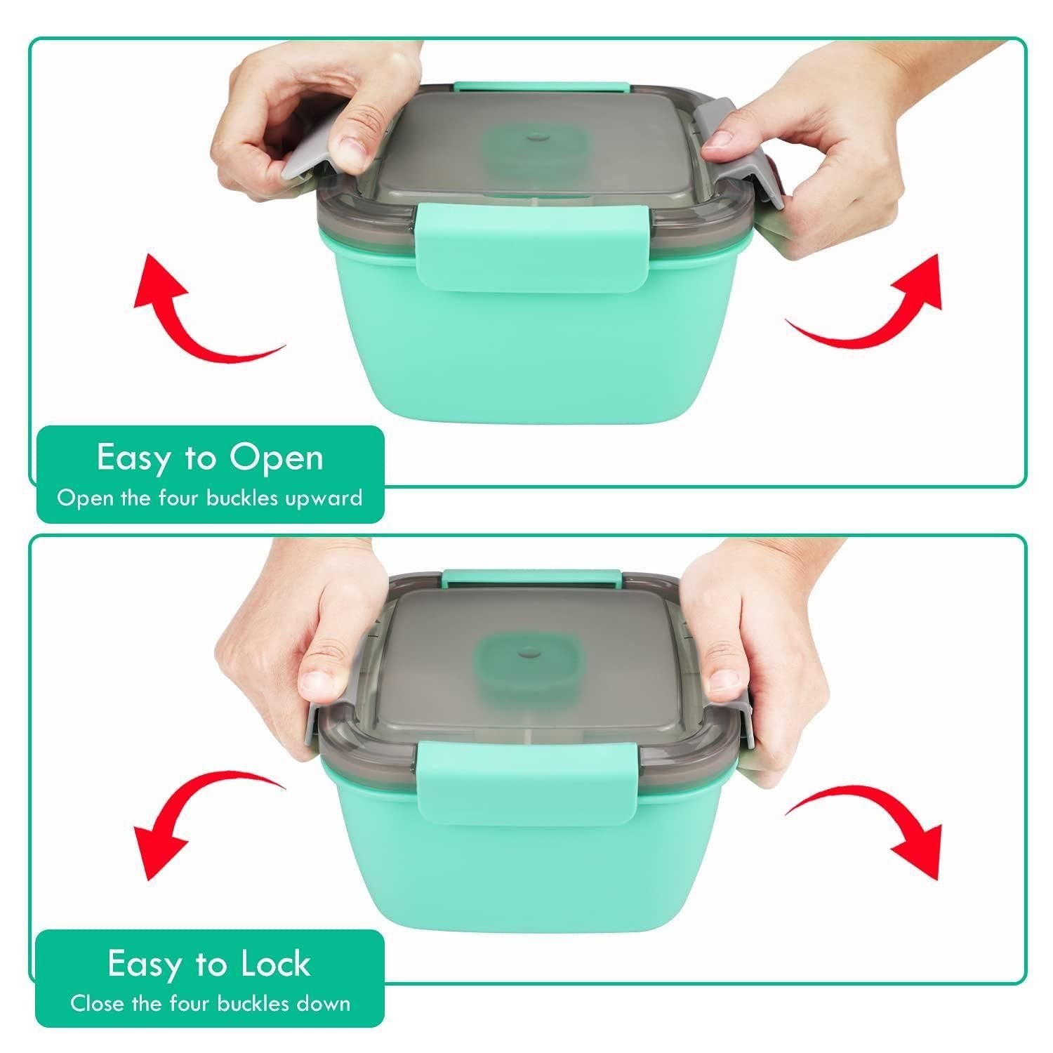 Lunch Box with 3 Compartments - PURE