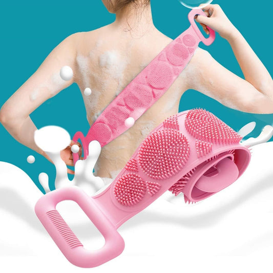 Shower Multifunctional Dual Sided Back Scrubber - PURE