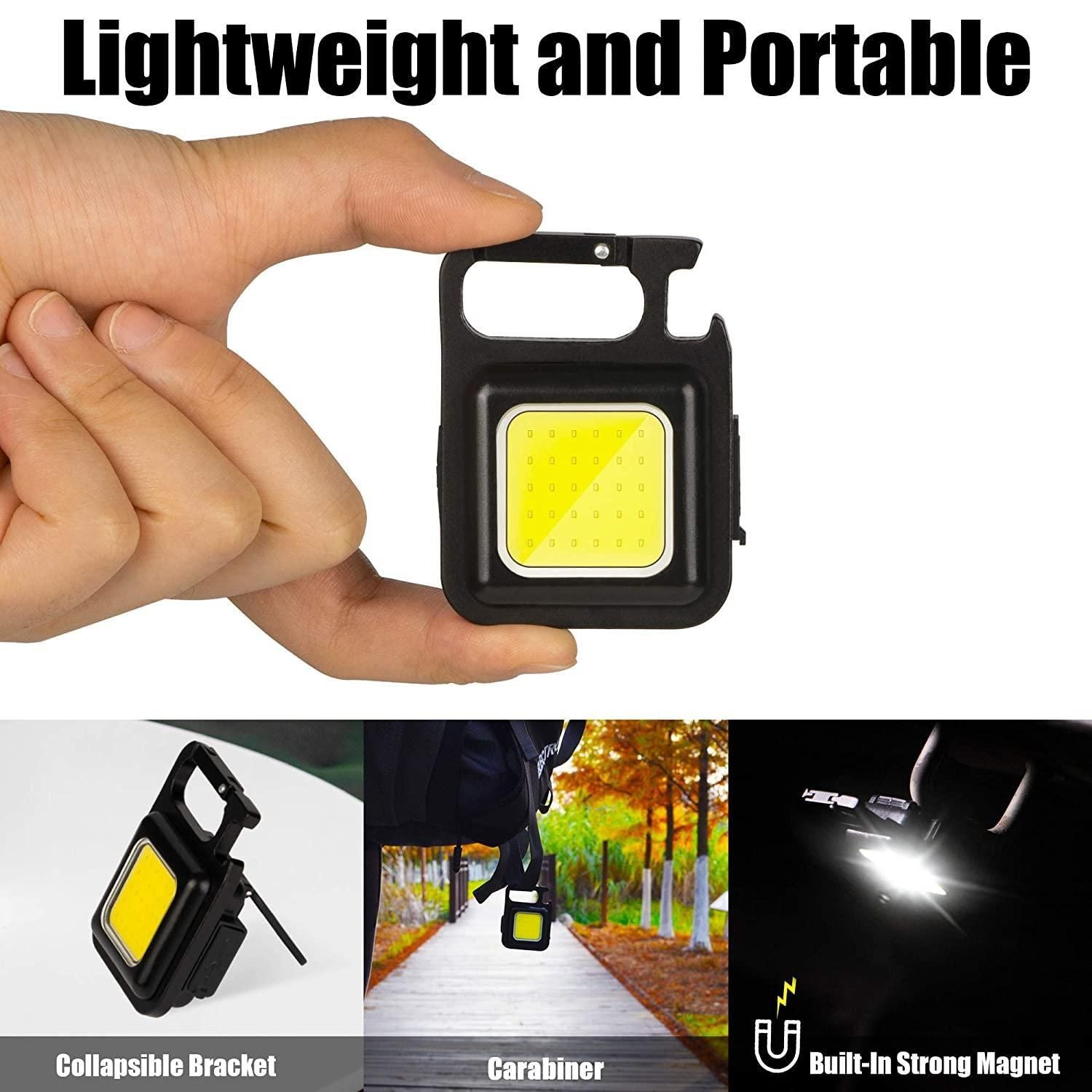 Small Flashlights Rechargeable Keychain - PURE