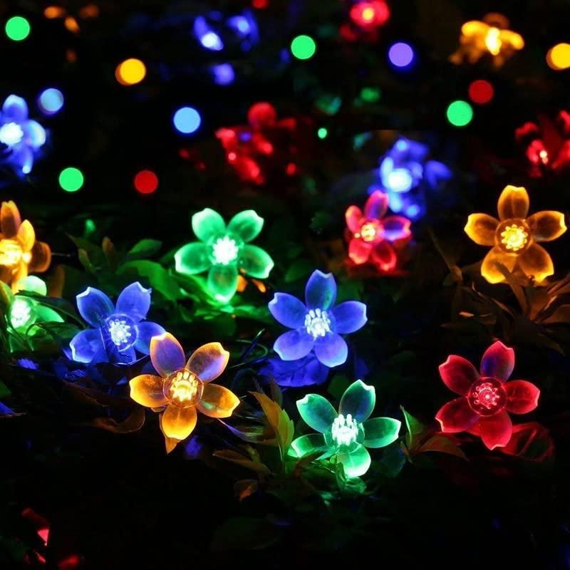 LED 4 Meter Blossom Flower Fairy String Lights, Christmas Lights for Diwali Home Decoration - PURE