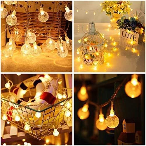 Led Crystal Bubble Ball String Fairy Lights - PURE