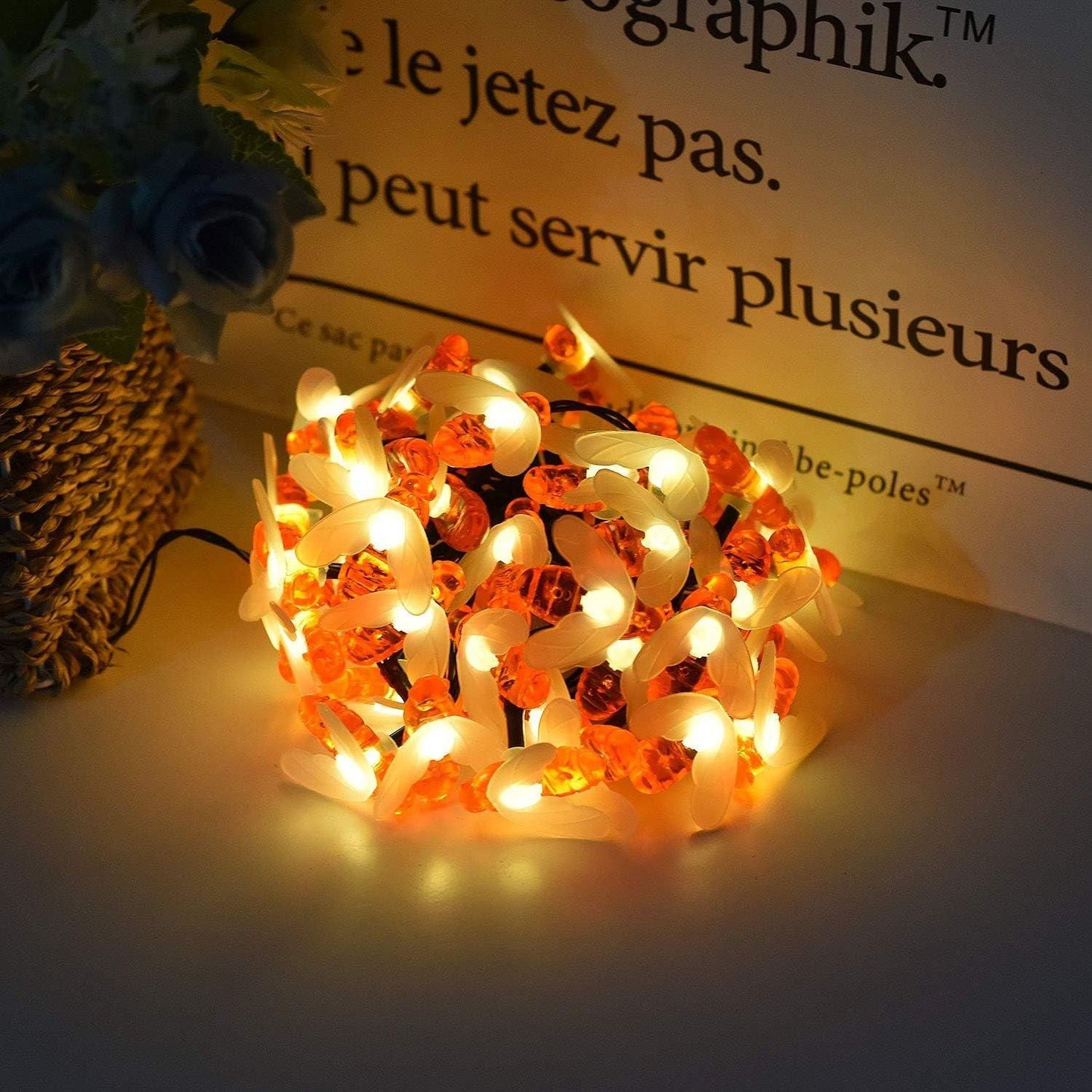 Honey Bee String LED Light {16 Honey Bee} - PURE