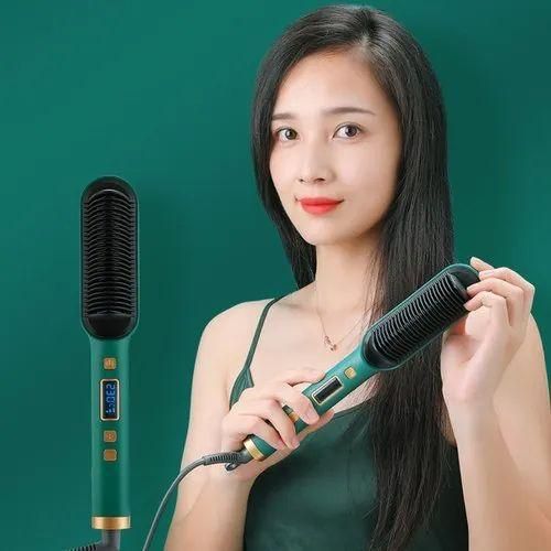 Professional Electric Hair Straightener Comb Brush - PURE