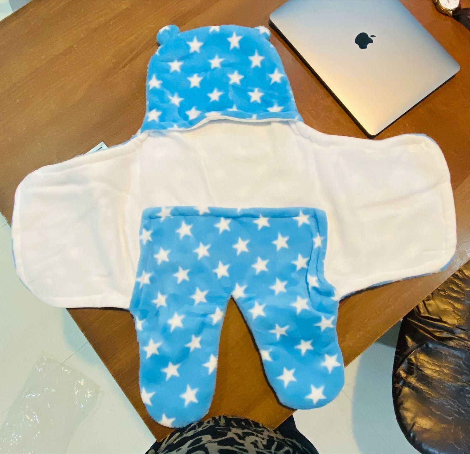 Wearable Blanket and Star Wrapper Durable Cotton for Baby Boys and Baby Girls - PURE