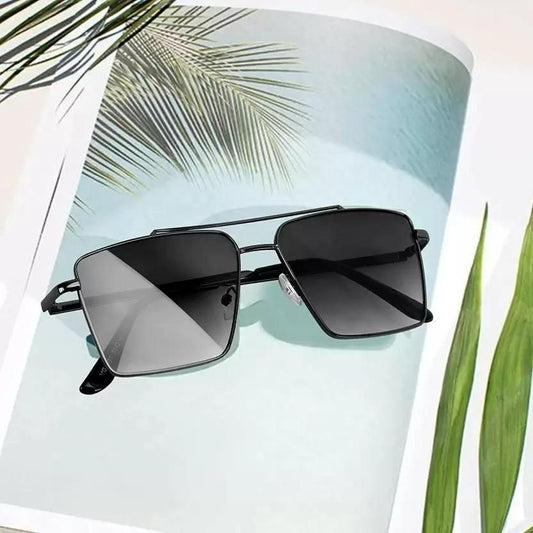 UV Protection Retro Square Sunglasses - PURE