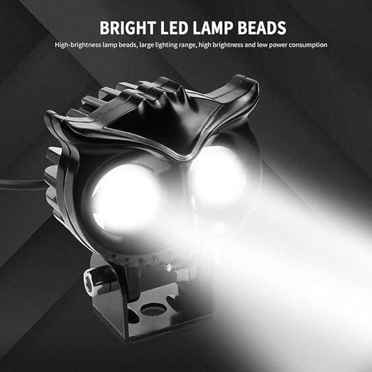 Owl Shape design motorcycle LED Fog light - PURE