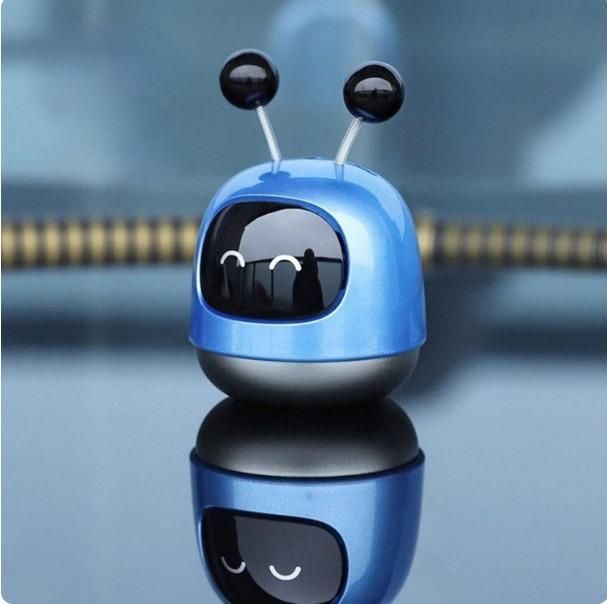 Robot Car Perfume For Car Dashboard (Blue) - PURE