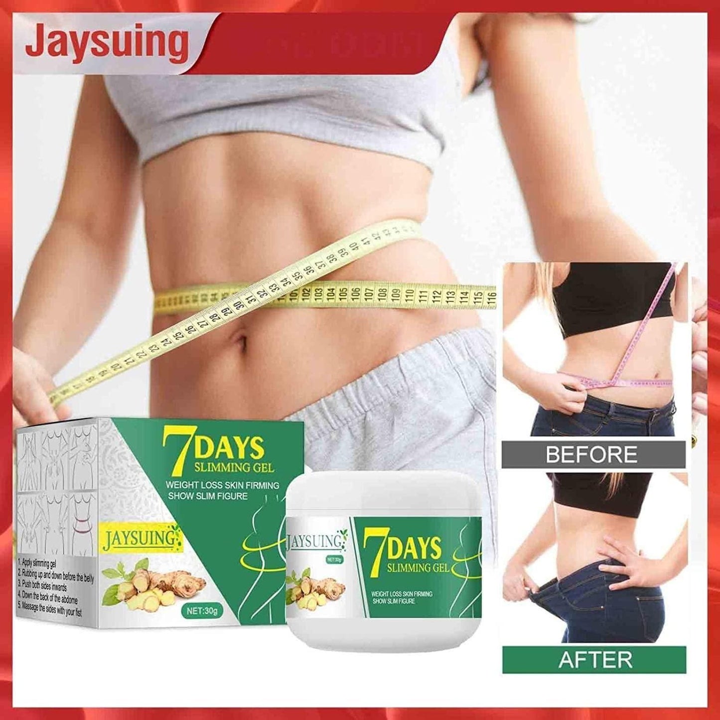 7 Days Ginger Slimming Cream - PURE