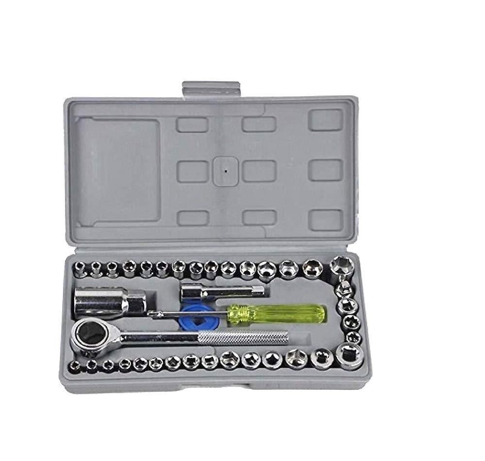 Hardware Tools - Multipurpose 40 in 1 Screwdriver Socket Set and Bit Tool Kit Set - PURE